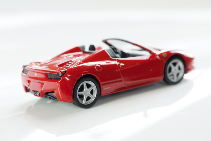 Illustration for article titled Kyosho Ferrari 9 1/64 #67 - Project Prancing Horse #67 - 2011 Ferrari 458 SpiderÂ